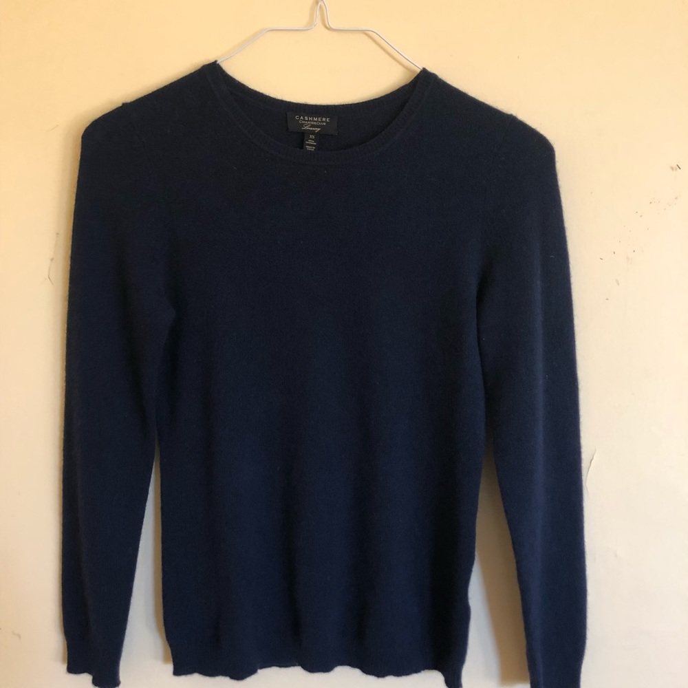 Comfy 100% cashmere crew neck